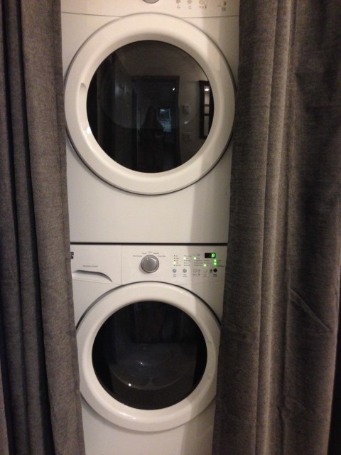 Washer and dryer